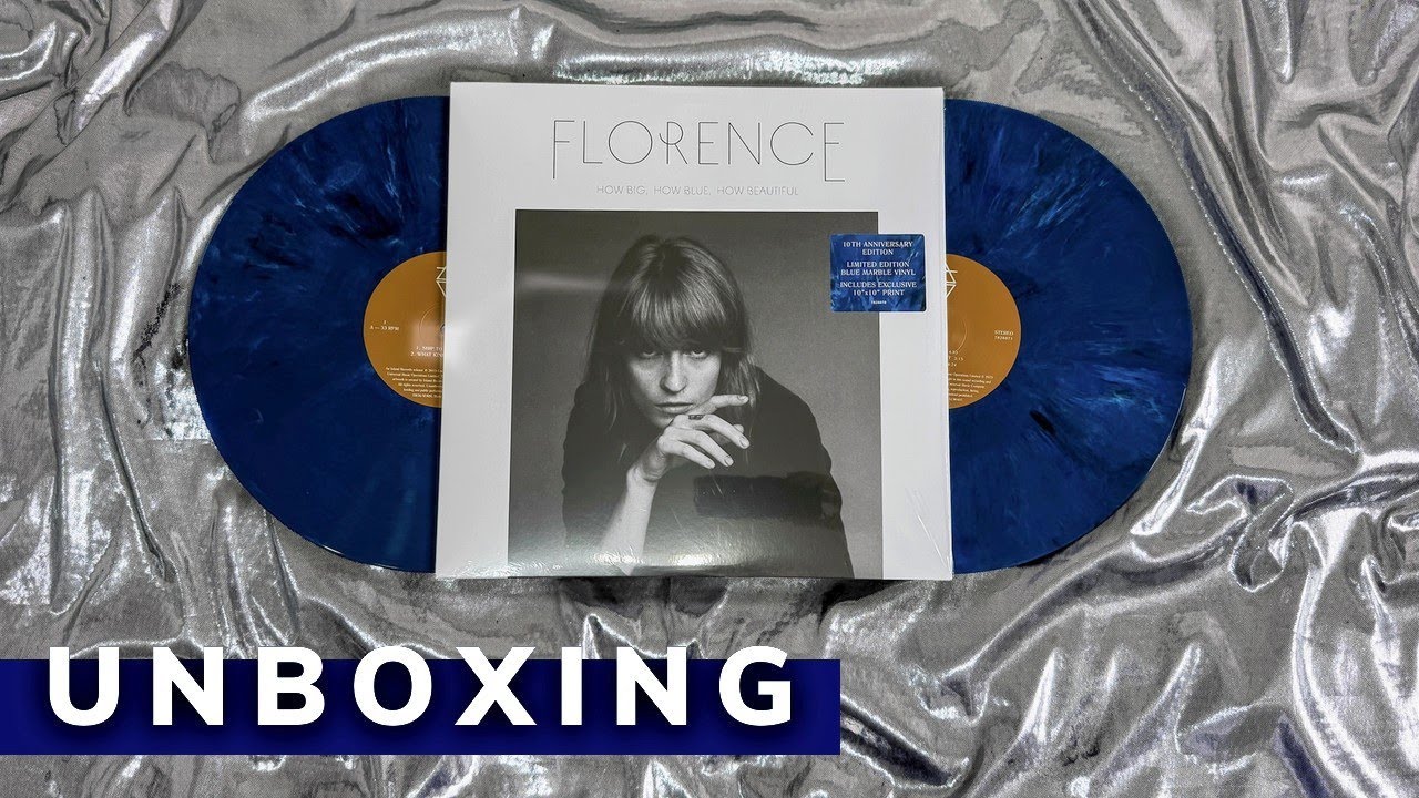 Florence + The Machine - How Big How Blue How Beautiful (10th Anniversary Vinyl) + Print | UNBOXING