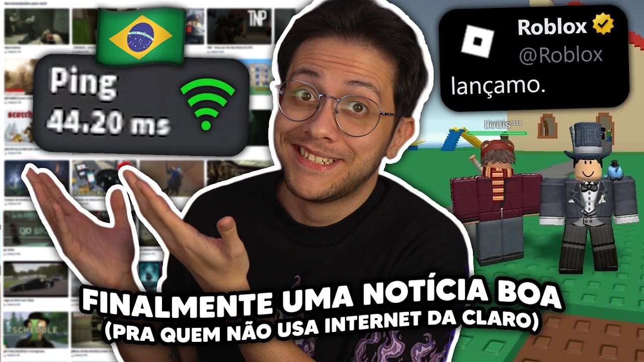 O ROBLOX LAN&Ccedil;OU SERVIDORES BRASILEIROS (mas a coisa t&aacute; feia em algumas operadoras)