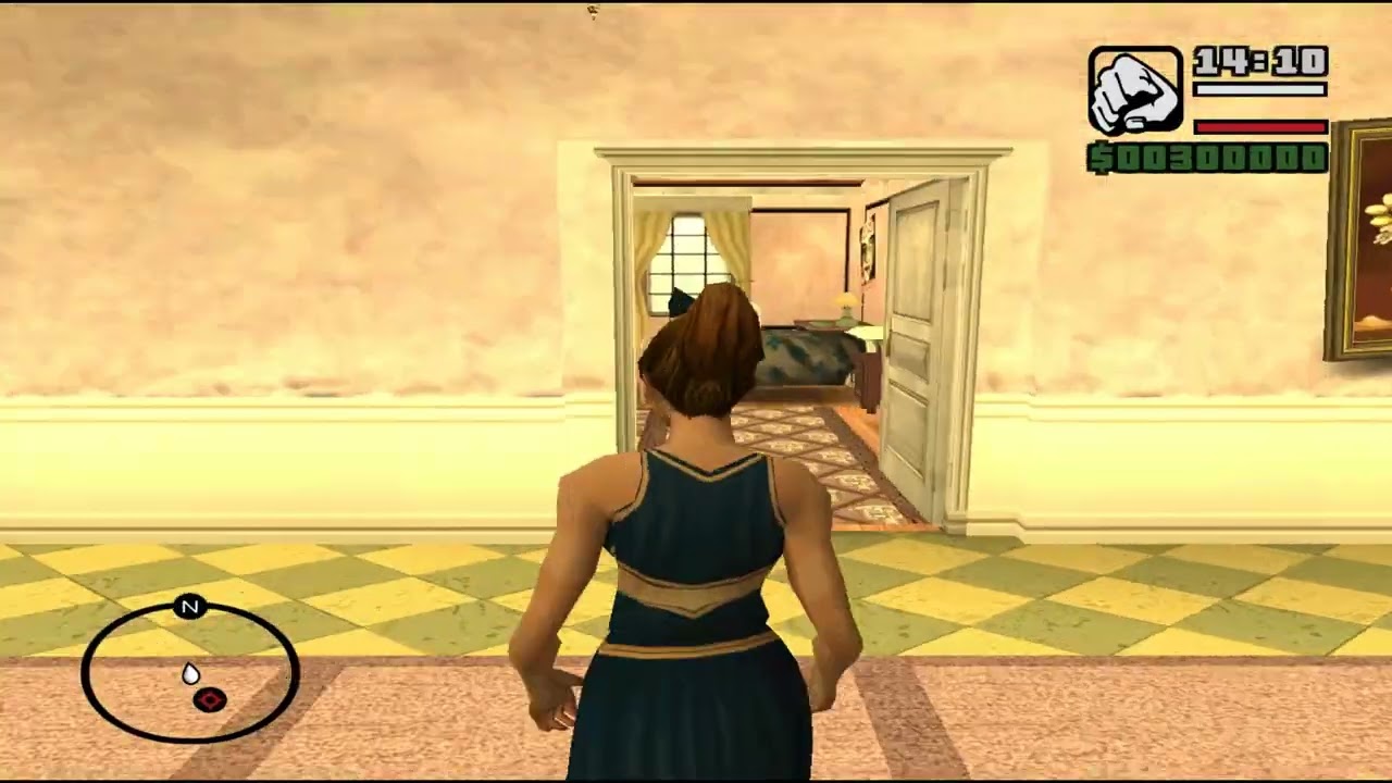 Girls Dorm - Bully SE map - interiors tour | GTA San Andreas(GTA Underground old mod)
