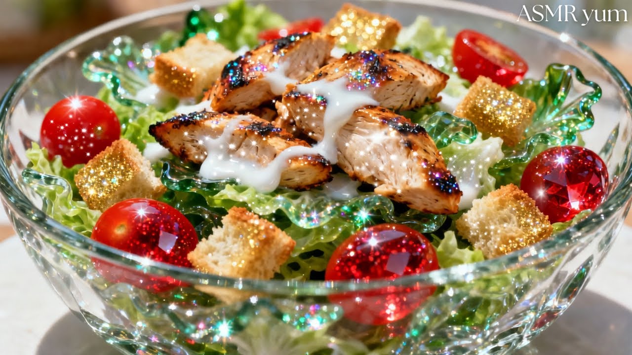 This Caesar Salad Looks Fresh&hellip; But It&rsquo;s Made of GLASS 😳🥗