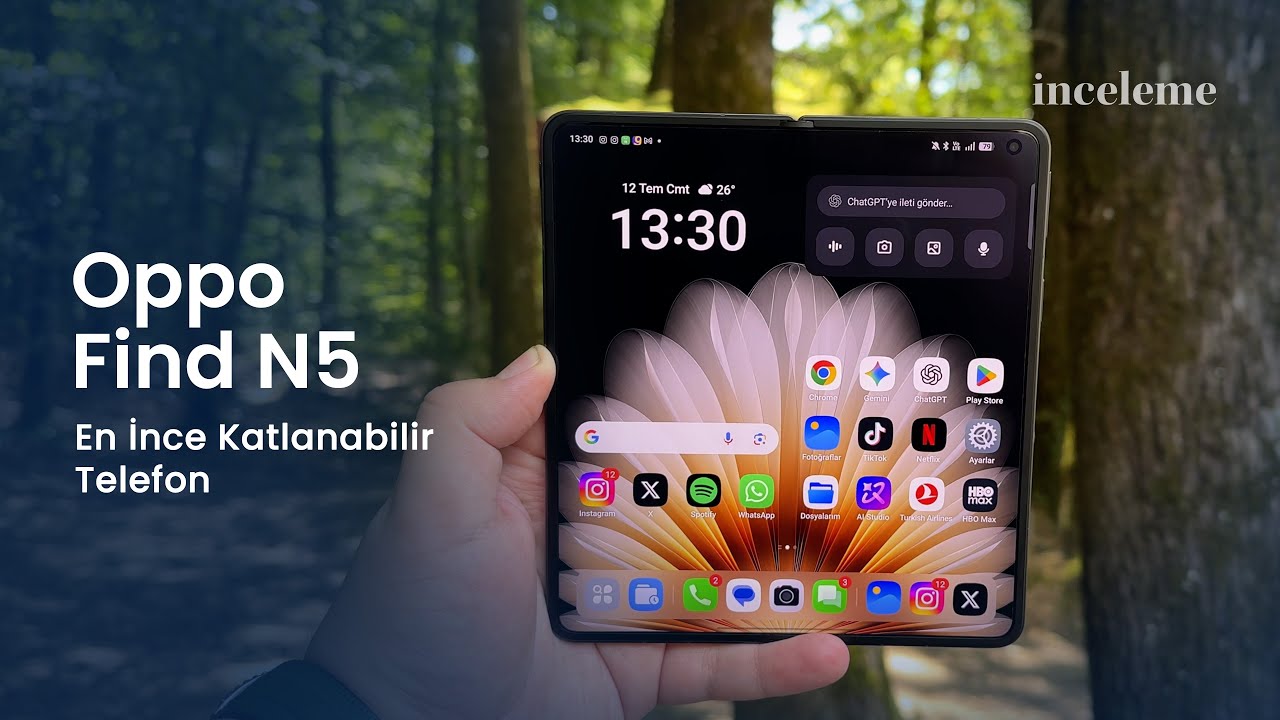Oppo Find N5 İnceleme! Hasselblad Kameralı Katlanabilir Telefon