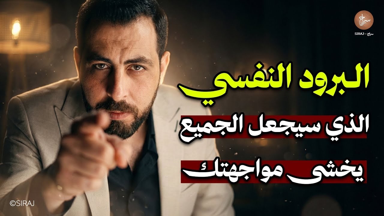 سر البرود النفسي الذي سيجعل الجميع يخشى مواجهتك ! محاضرة روووعة  لـ كريم الشاذلي