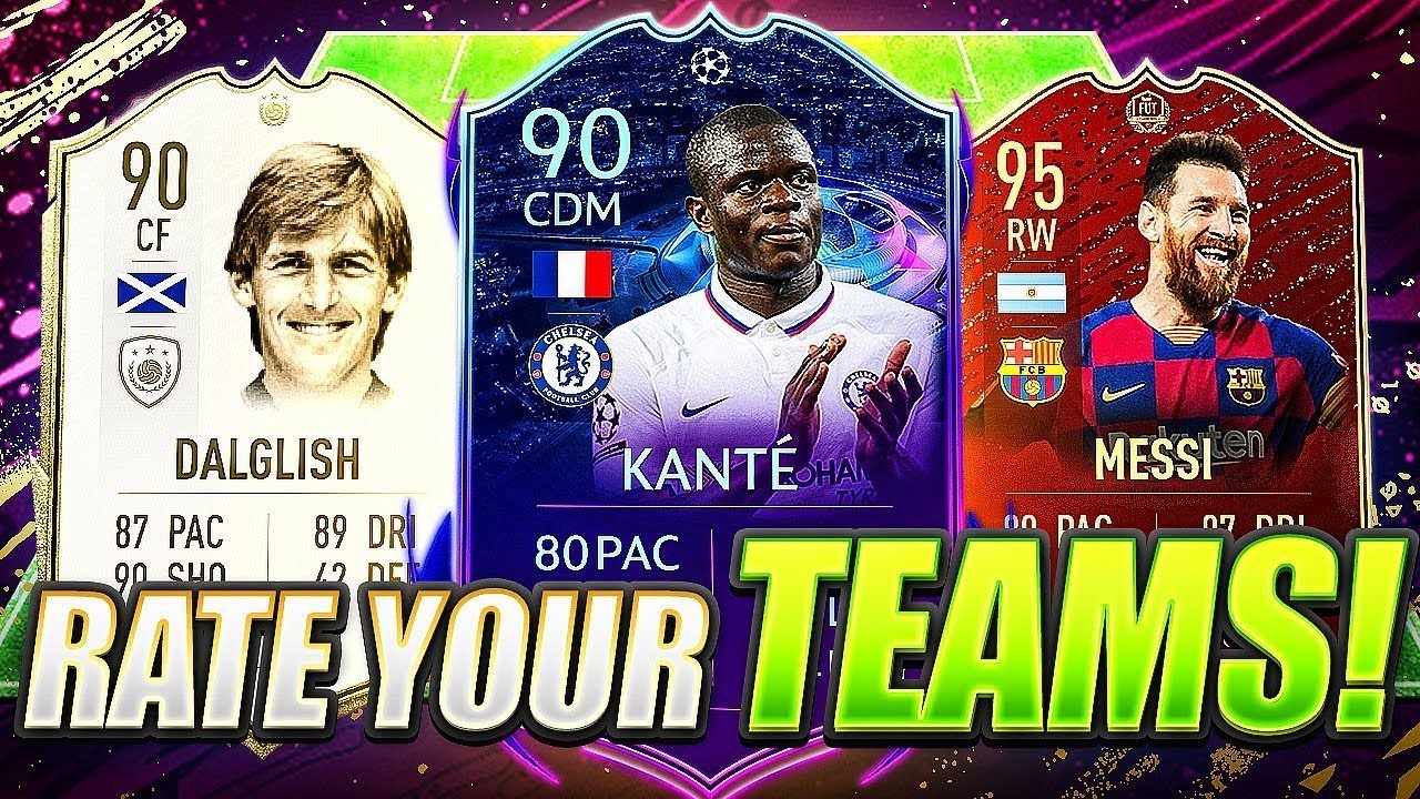 RATING YOUR TEAMS!! ROAD TO THE FINAL STYLE! FIFA 20 Ultimate Team
