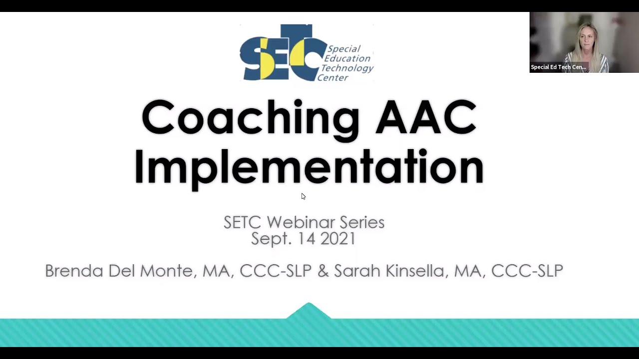 Coaching AAC Implementation