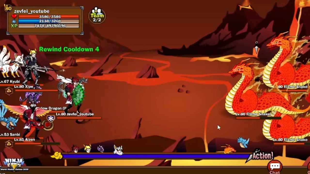 Ninja Saga Level 80 Exam - Stage 6 FINAL - Chapter 1-2 (FULL Complete Guide)