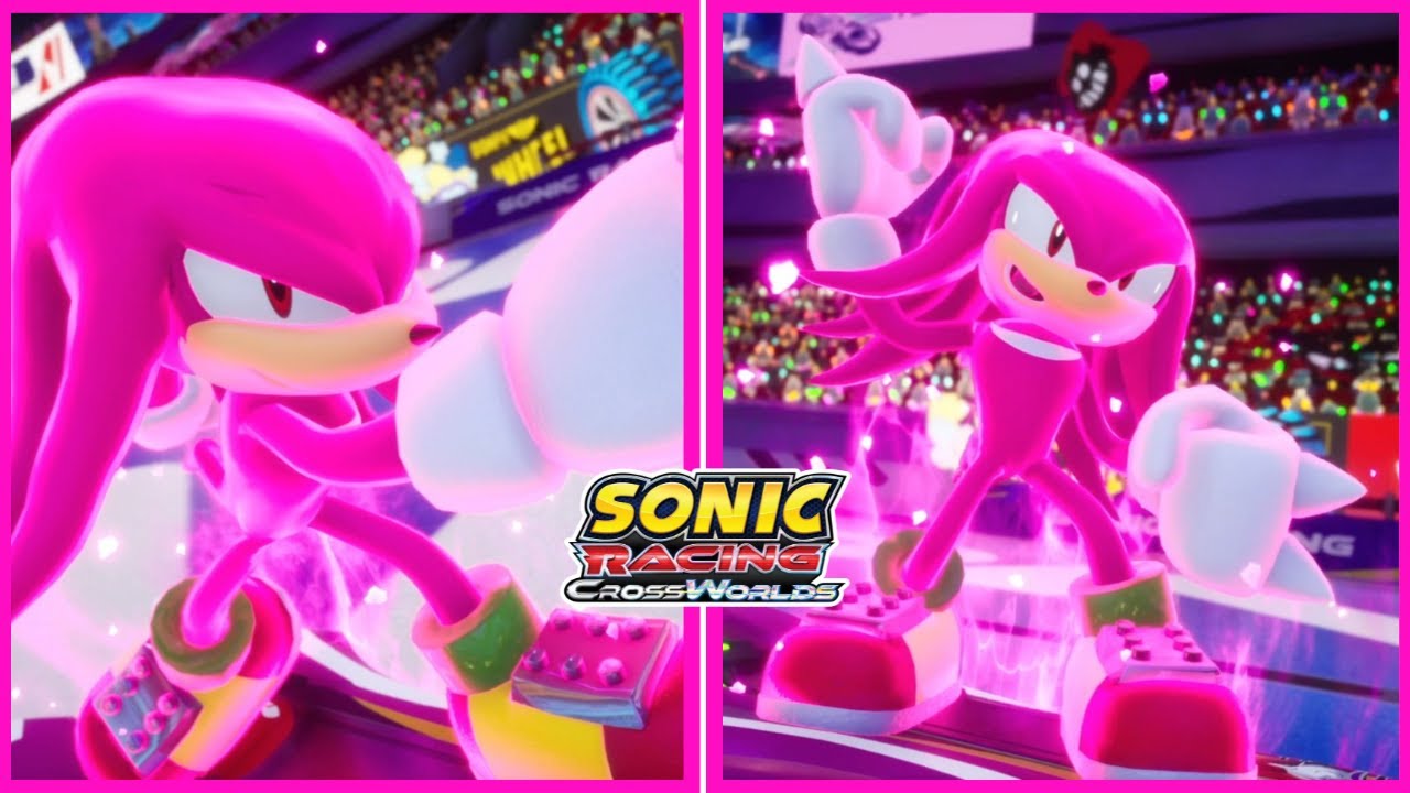 🌸 BRAND NEW HYPER KNUCKLES! Sonic Racing: CrossWorlds (4K)