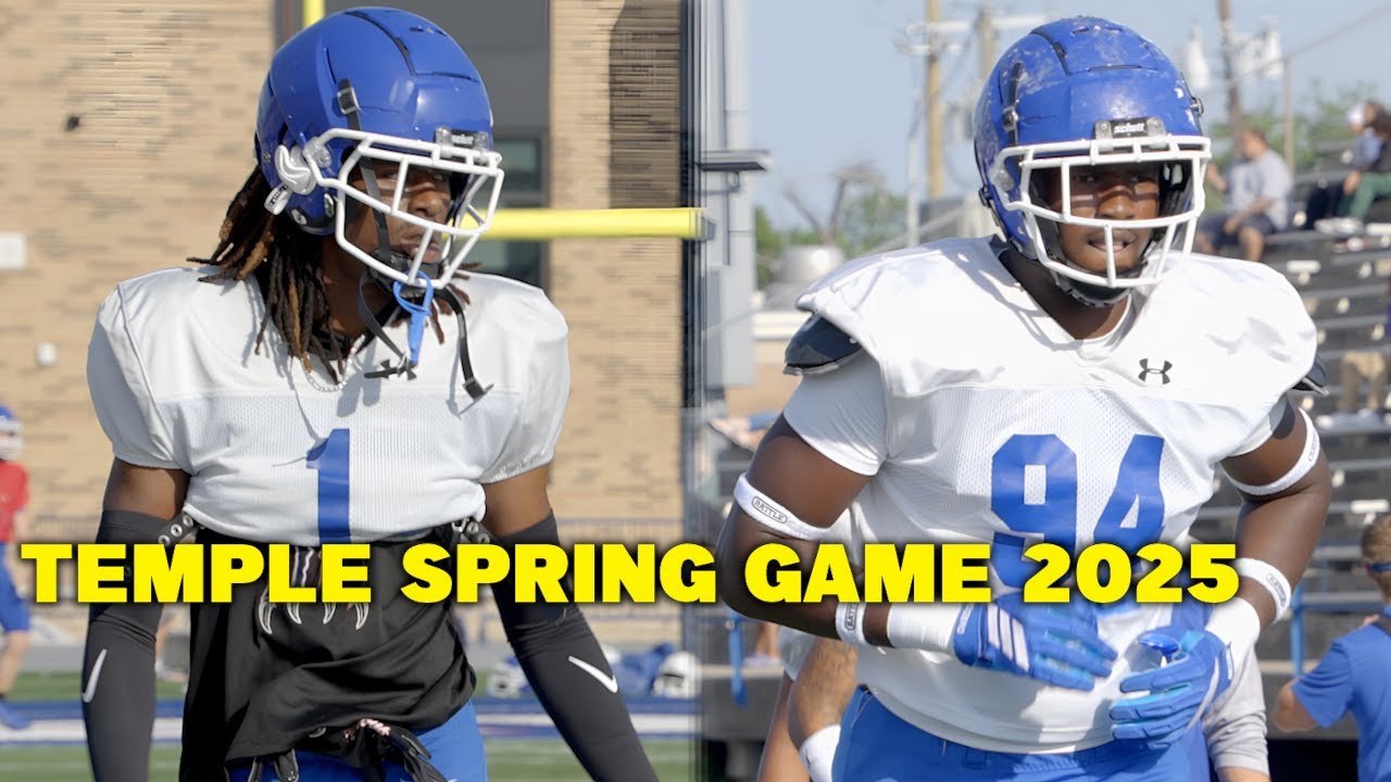 5 STAR Jamarion Carlton GOES OFF in Temple Spring Game 2025