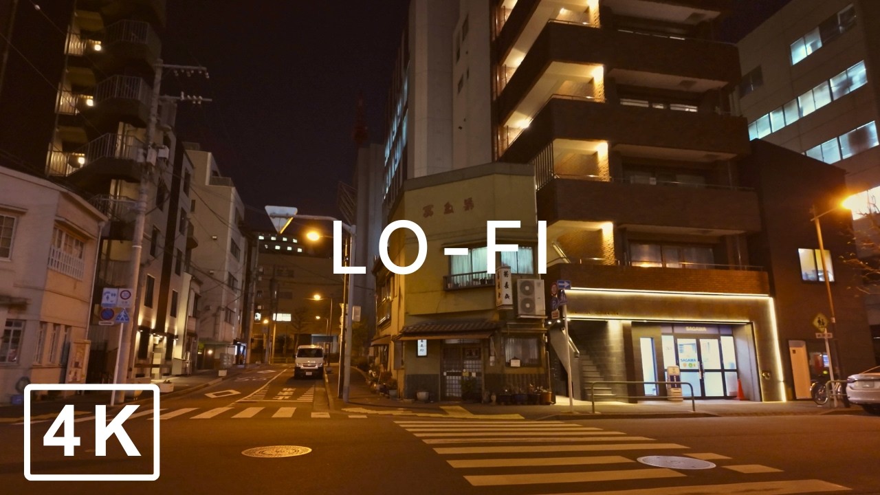 Tokyo Night Walk Lo-fi  #2| River Lights, Calm Beats & Deep Focus