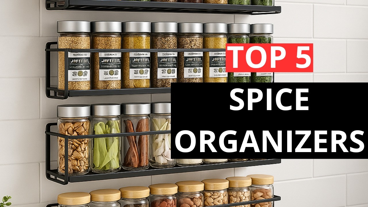 💥The 5 Best Spice Organizers on Amazon 2025 | Must-Have Kitchen Gadgets