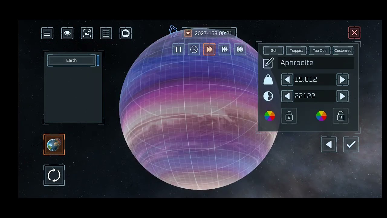 Earth vs Tau Ceti System game: Solar Smash 3D