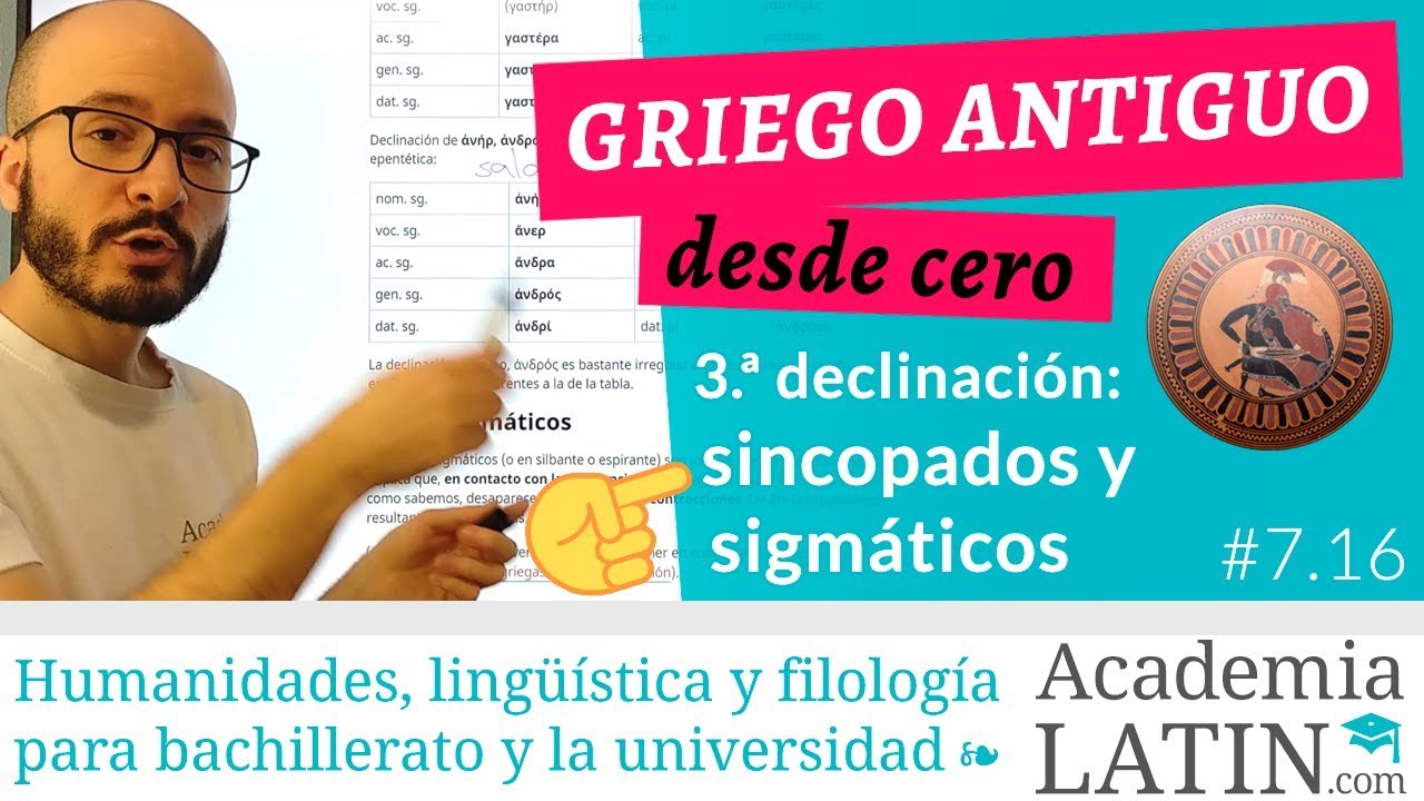Tercera declinación: temas sincopados y sigmáticos ‹ Curso de griego antiguo desde cero #7.16