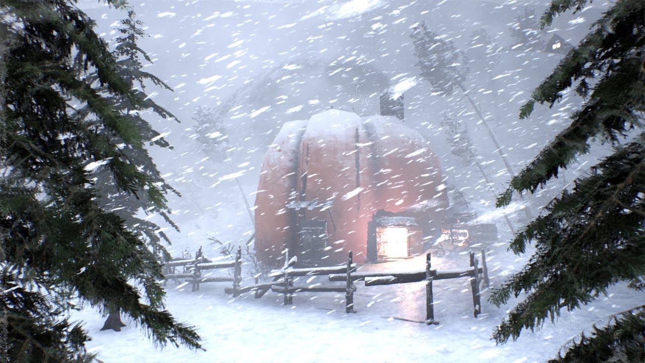Vicious Blizzard ❄ Powerful SNOW STORM Sounds for Sleeping & Relaxation