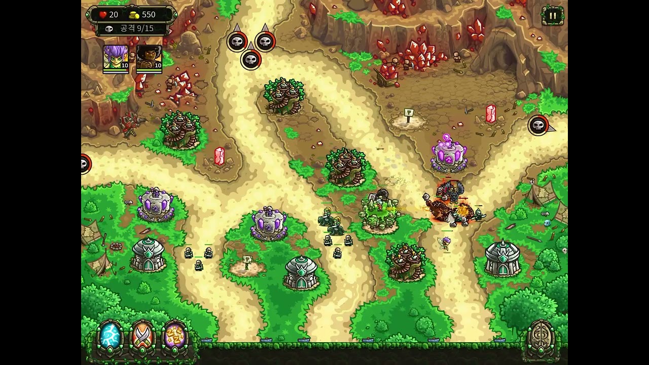 킹덤러쉬 3 오리진 17 혈석 채굴지 캠페인 베테랑 난이도 Blood Quarry Campaign Veteran