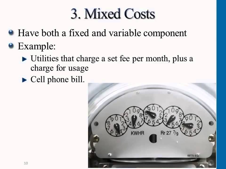 Mixed Costs