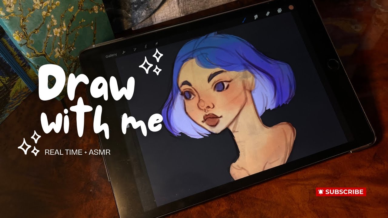 Draw with me ✦ real time ASMR process in Procreate