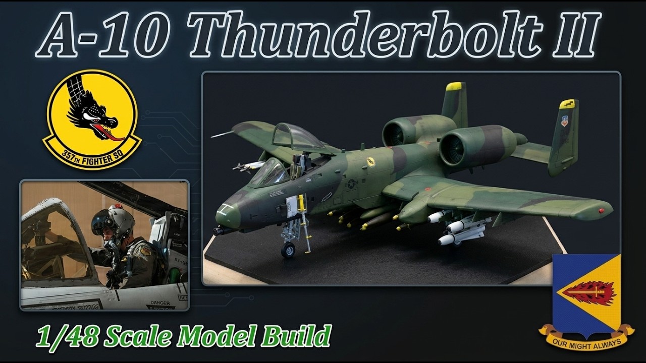 Building the Tamiya 1/48 Scale A-10 Thunderbolt II Strike Aircraft