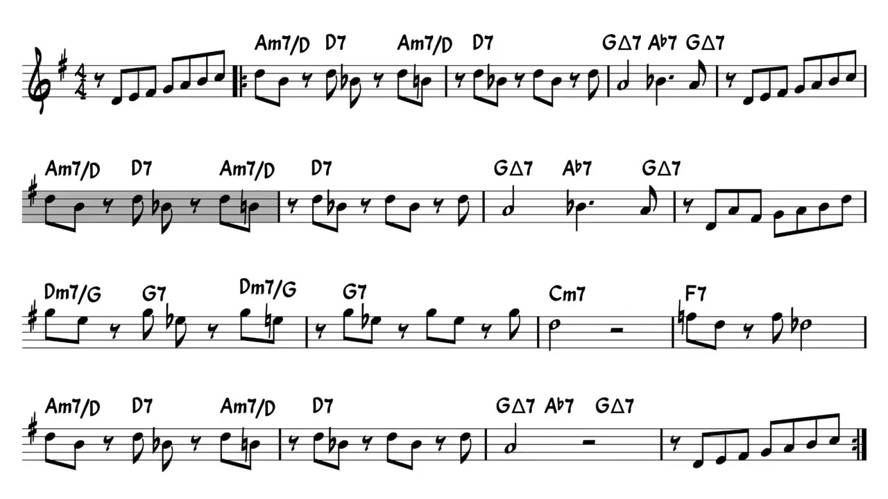 Pent Up House | Sonny Rollins - Backing Track / Play-Along with Lead Sheet