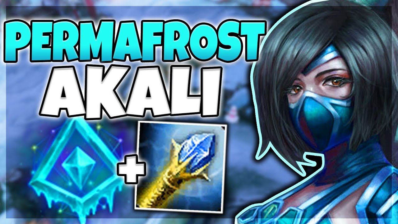 PERMAFROST AKALI IS SO BUSTED! (PERFECT KDA) SEASON 8 AKALI TOP GAMEPLAY! - League of Legends