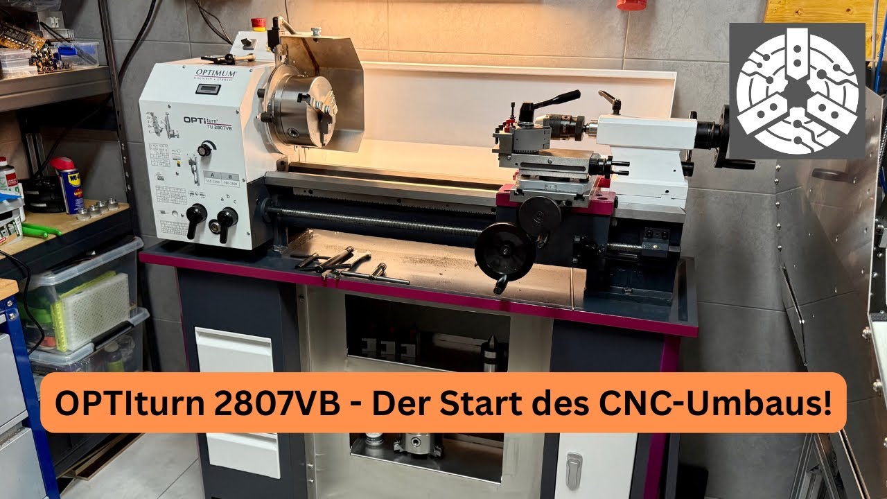 Meine OPTIturn 2807VB im Detail – 160 mm Backenfutter, Multifix A & Maschinenunterbau-Umbau!