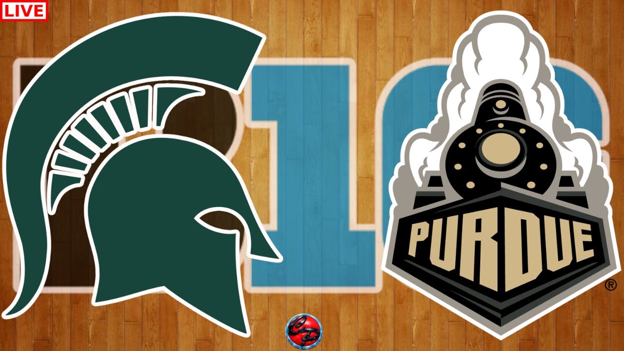 MICHIGAN STATE vs PURDUE BIG TEN BASKETBALL LIVE GAME CAST & AUDIO