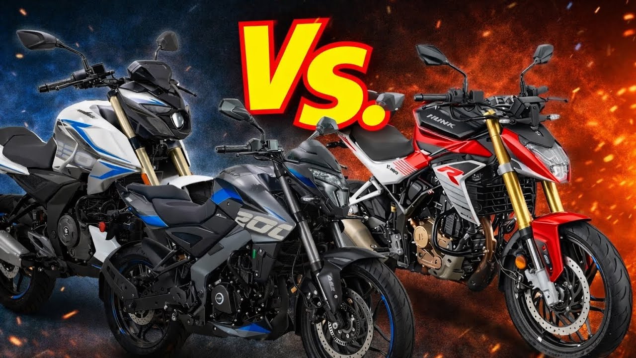 Hunk 250R vs Pulsar N 250 vs Ns 200