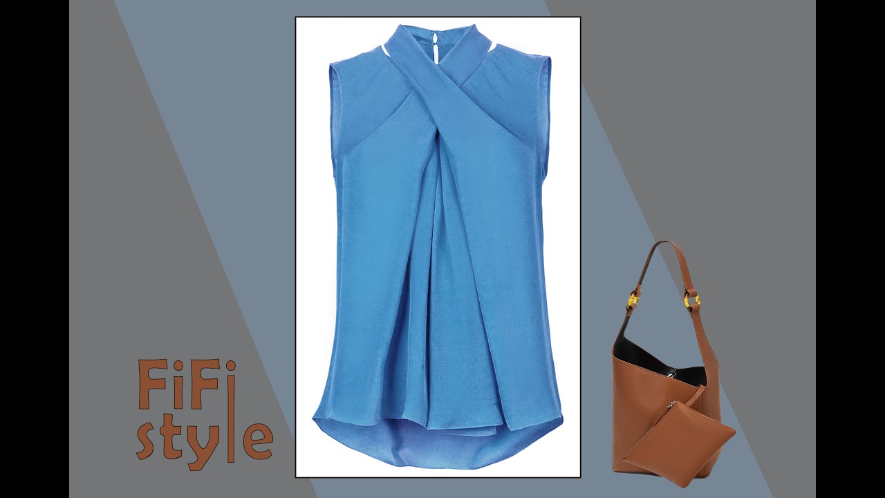 FiFi Style : Плиссированная рубашка, супер маскирующая талия