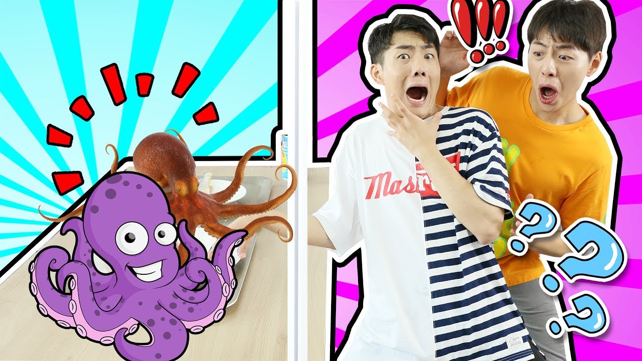 不要把手放入神秘箱子裏！神秘箱子挑戰！WHAT'S IN THE BOX CHALLENGE! | 伶可兄弟