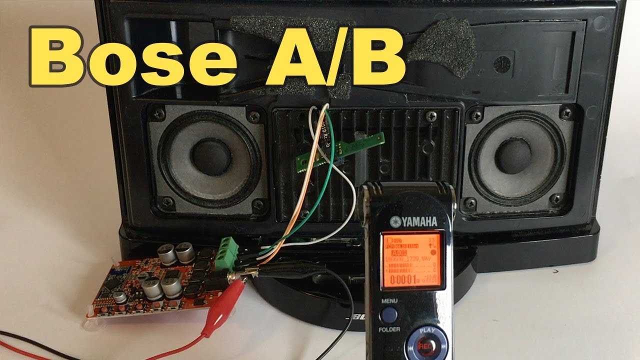 A/B Testing Bose SoundDock Series 2 against generic amp board