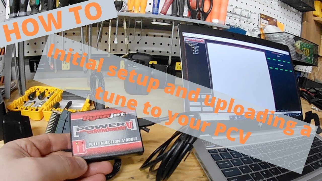How To!  Dynojet Power Commander V Initial Setup and Downloading a tune to your HD VRod!