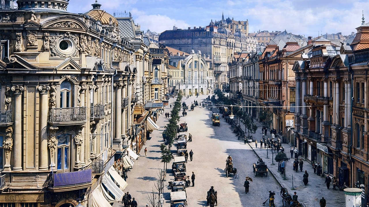 Київ в XIX ст. Створено за допомогою ШІ / Kyiv in the 19th century