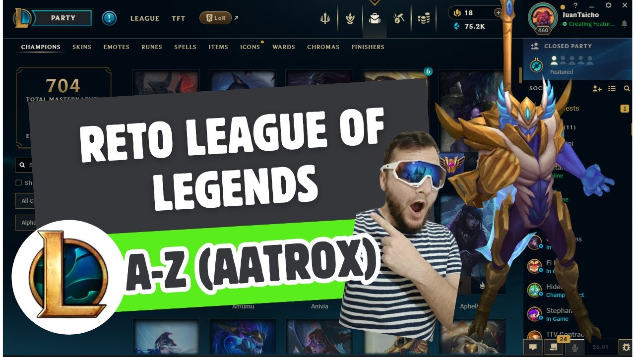 RETO A-Z (en su linea correspondiente) - Aatrox