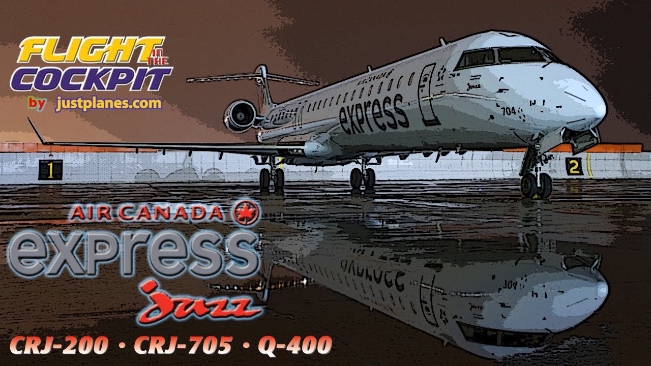 In the Cockpit : AIR CANADA EXPRESS by JAZZ (East Coast)