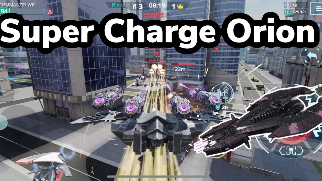 11.5M damage Behemoth Puncher | Orion Super Charge | War Robots Gameplay