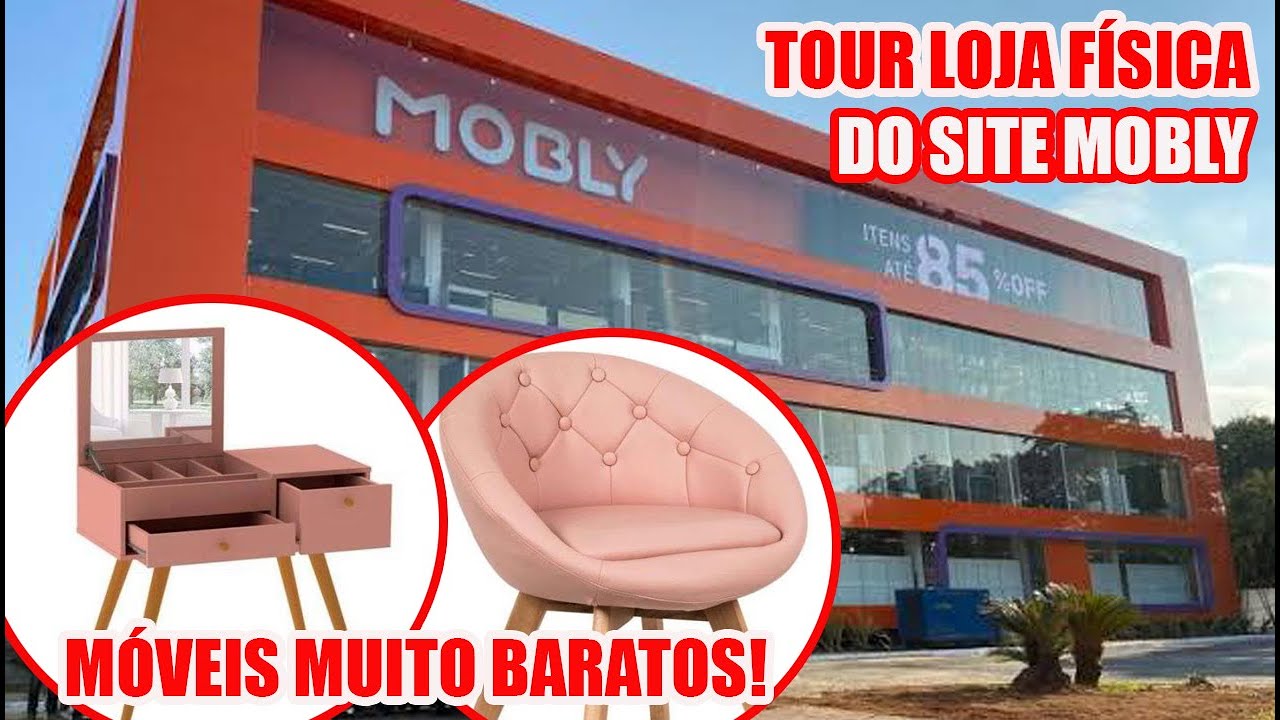 TOUR PELA LOJA FÍSICA DA MOBLY - MÓVEIS SUPER BARATOS - ENVIA PARA TODO BRASIL