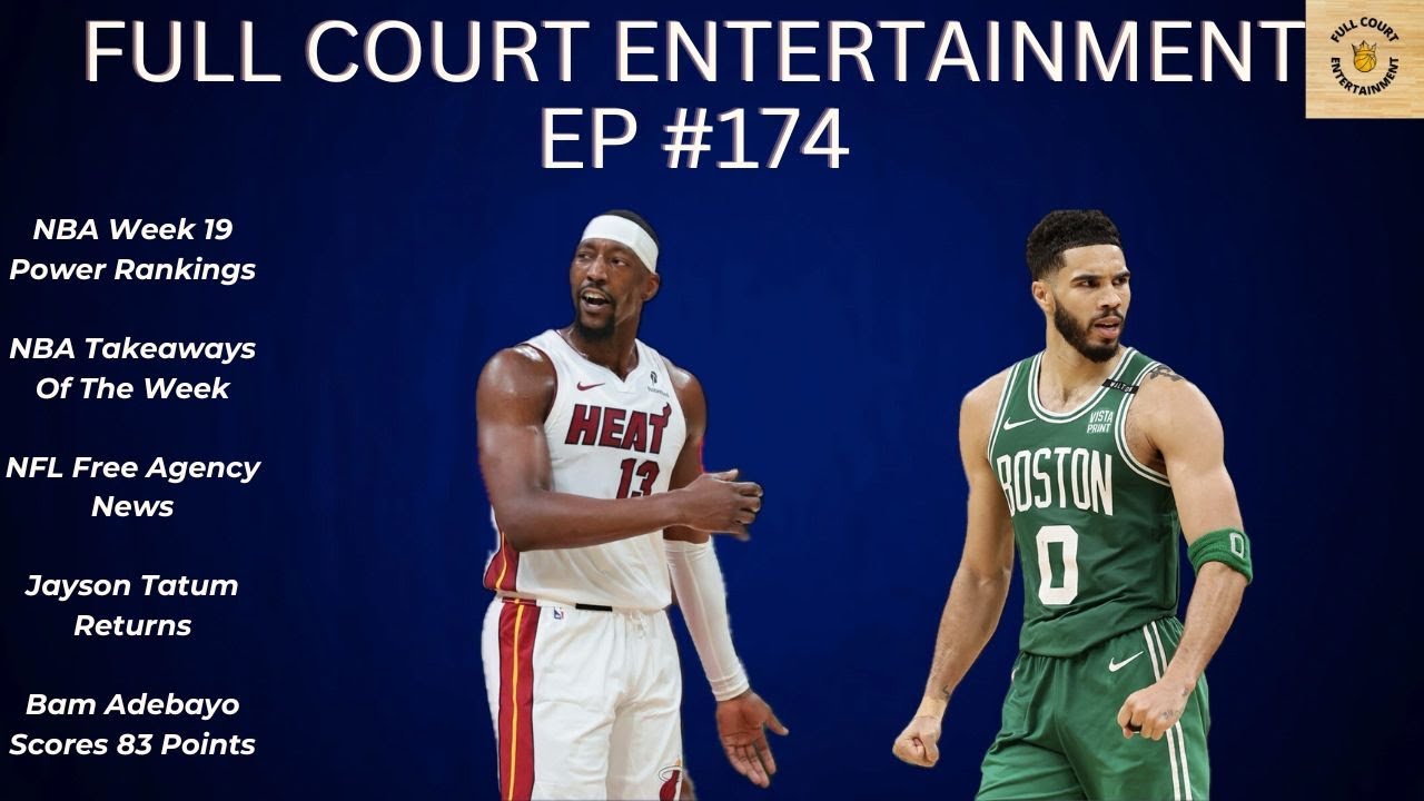 #174 NFL Free Agency News, Jayson Tatum Returns, Bam Adebayo Scores 83 Points, And More.