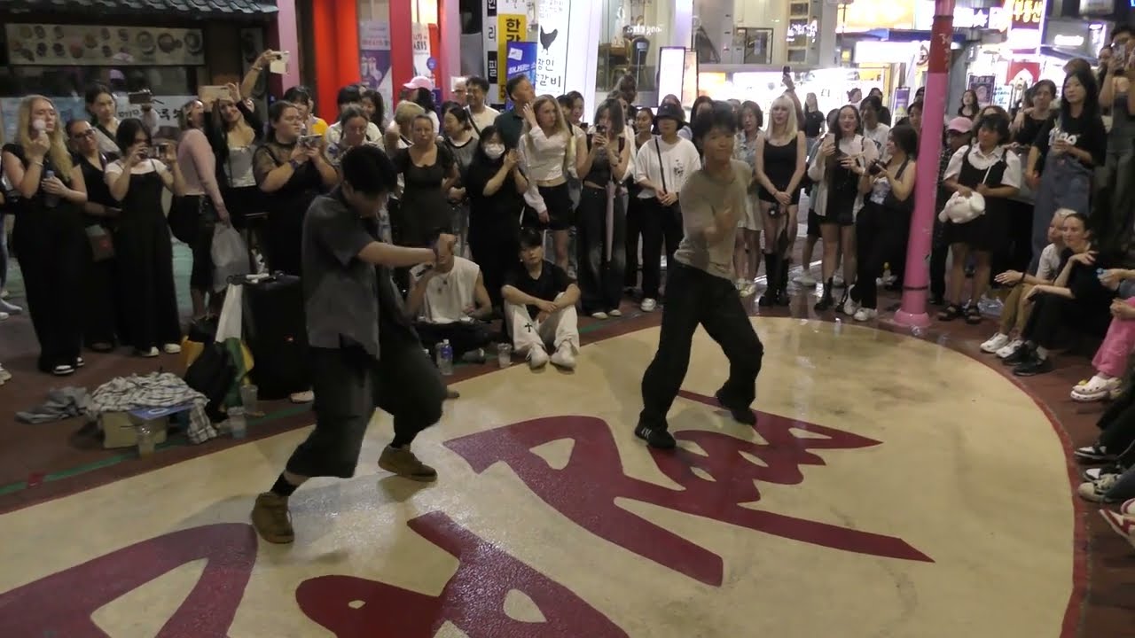 240820 kpop cover dance team ONE OF - My House (2PM) Hongdae busking