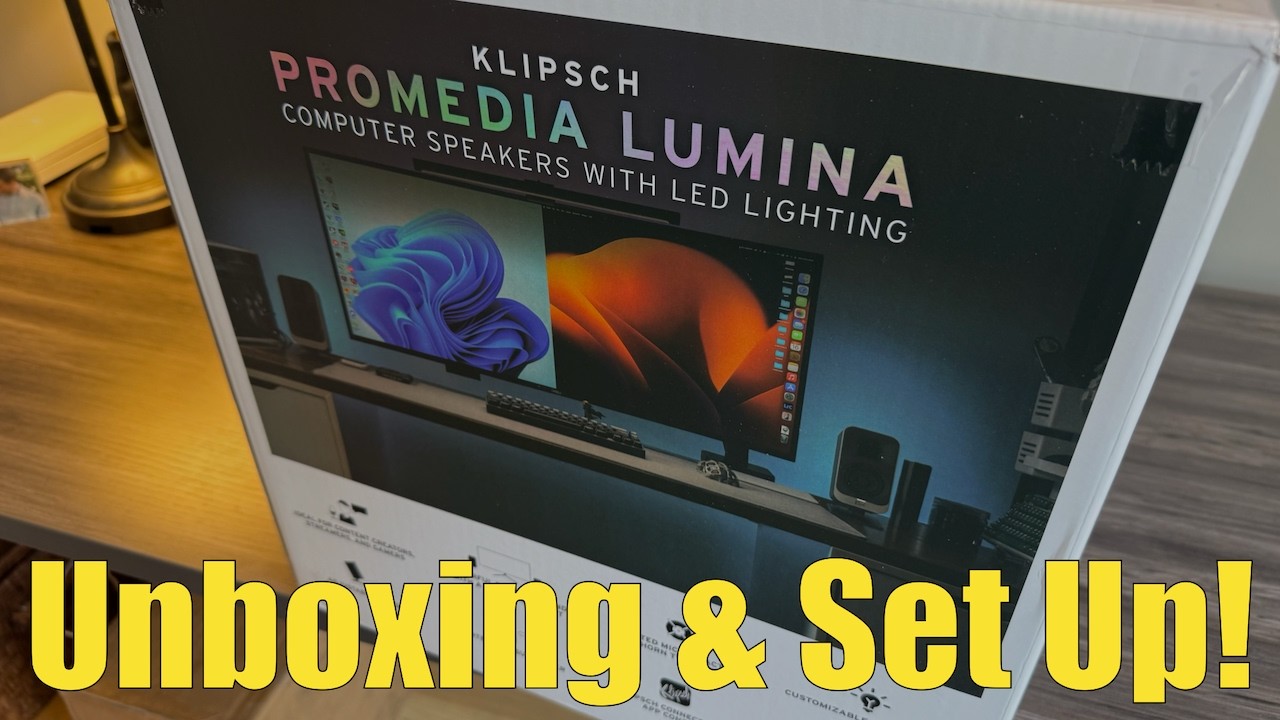 Акустическая система Klipsch ProMedia Lumina 2.1: распаковка и настройка!