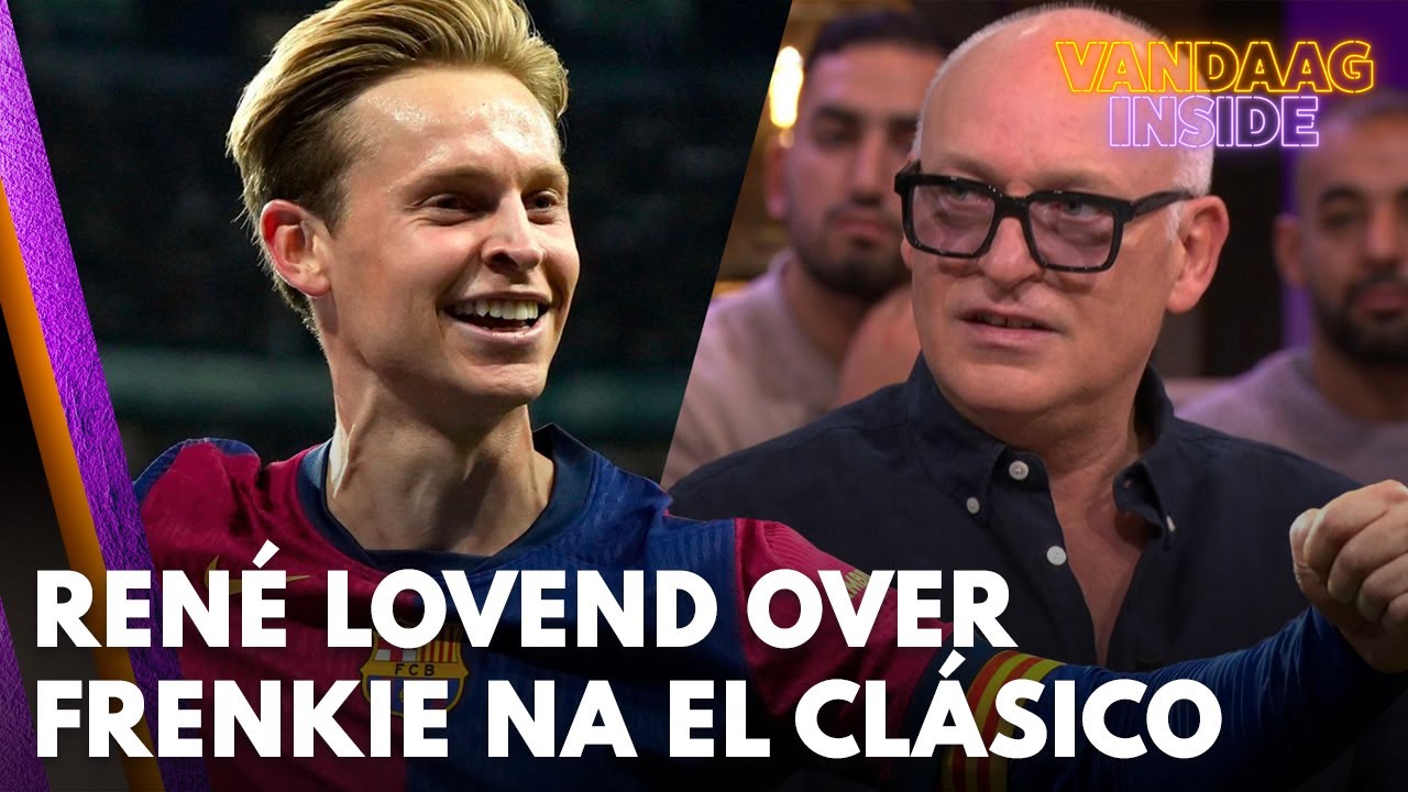 René is om: 'Frenkie de Jong is met afstand de beste verbindingsspeler die er is' | VANDAAG INSIDE