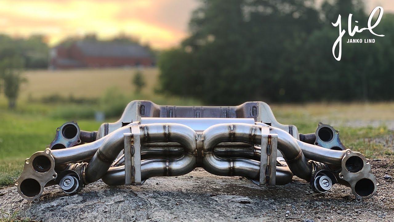 Выхлопная система для моего Porsche 718 Spyder — Cargraphic x pipe RACE — EP128