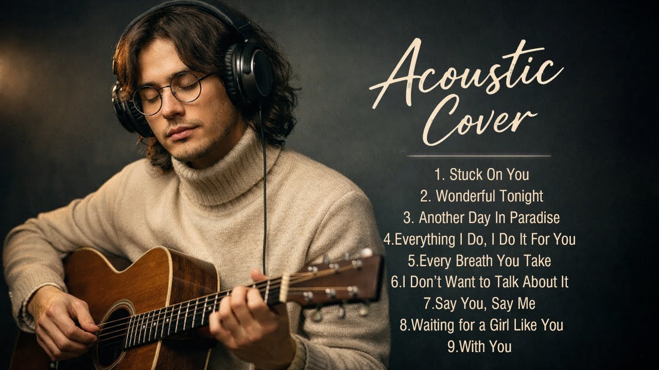 70s 80s 90s Acoustic Covers – Male Vocal | Stuck On You, Wonderful Tonight & More