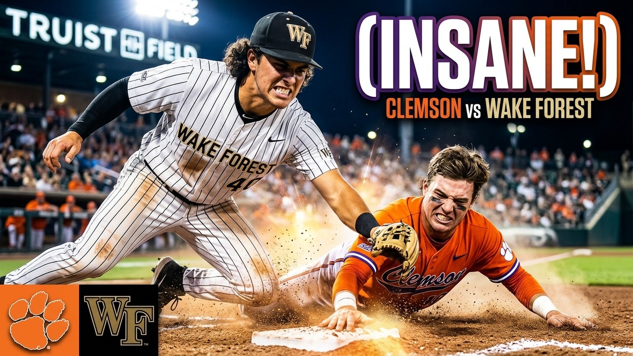 Clemson vs Wake Forest (INTENSE!) | Game Highlights | 2026 College Baseball