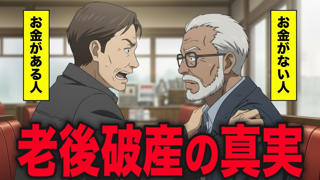 【転落】老後にお金に困る人と困らない人の違い。派手な友人の末路を見て気づいた老後破産の真実【シニア朗読雑学】