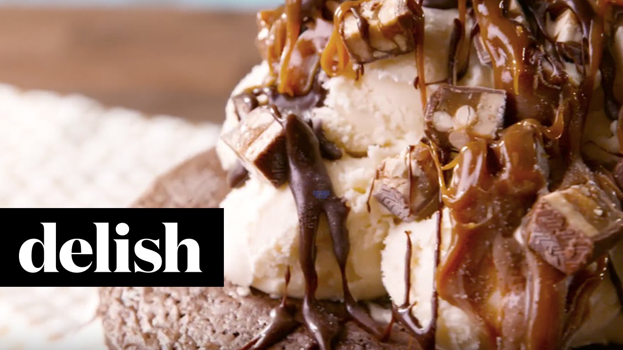 Snickers Ice Cream Cake | Delish