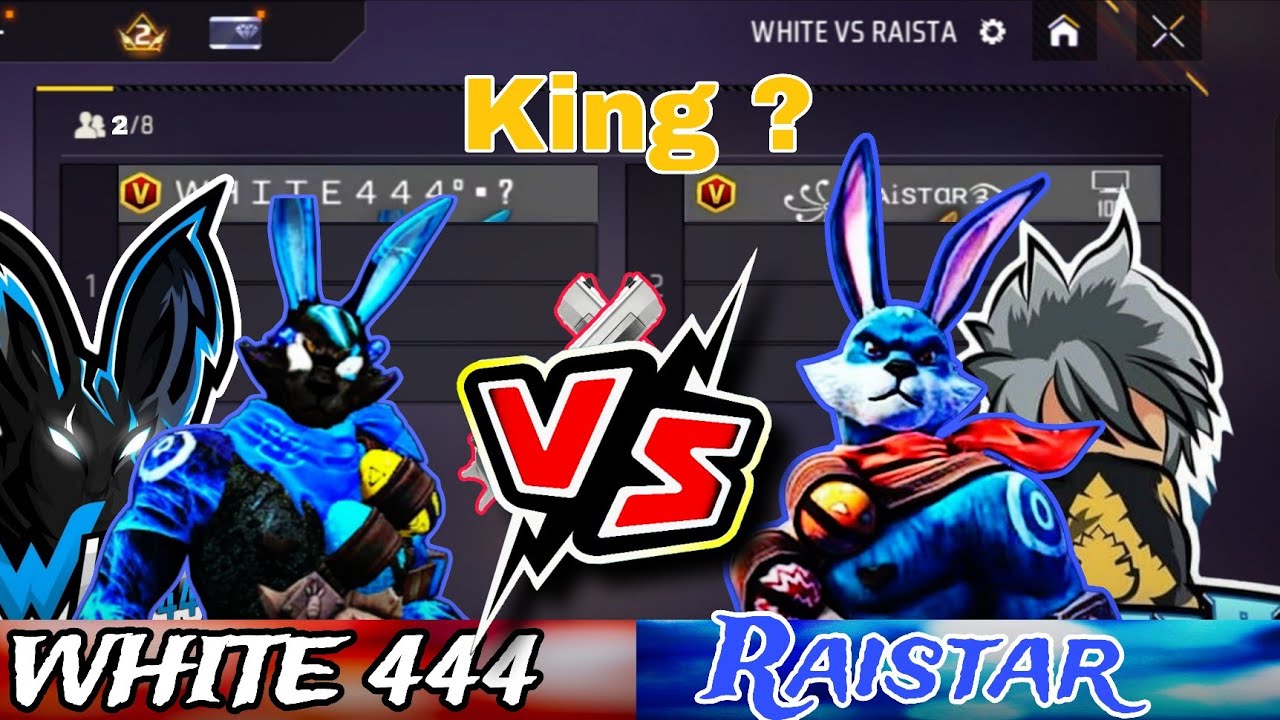 RAISTAR VS WHITE 444 HARD GAMEPLAY || WHO IS REAL GOD? INDIAN KING VS MENA KING