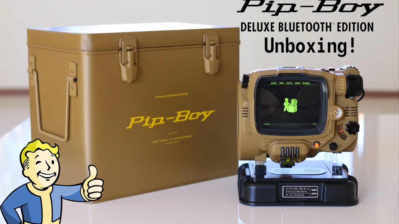 Pip-Boy Deluxe BlueTooth Unboxing!
