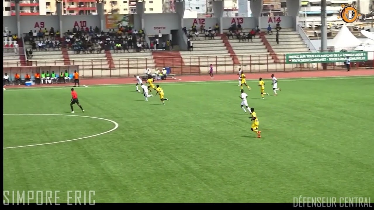 SIMPORE ERIC EST UN DÉFENSEUR CENTRAL INTERNATIONAL U20 IVOIRIEN