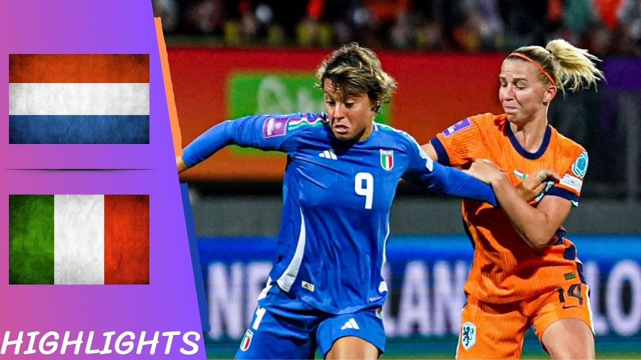 Netherlands vs Italy | Women's European Qualifiers - Highlights 12/07/24 