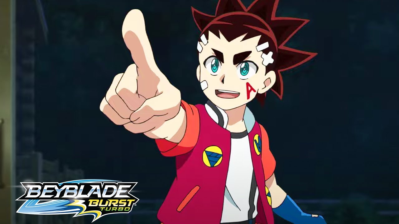 BEYBLADE BURST TURBO Episódio 49: Aiger vs Phi!