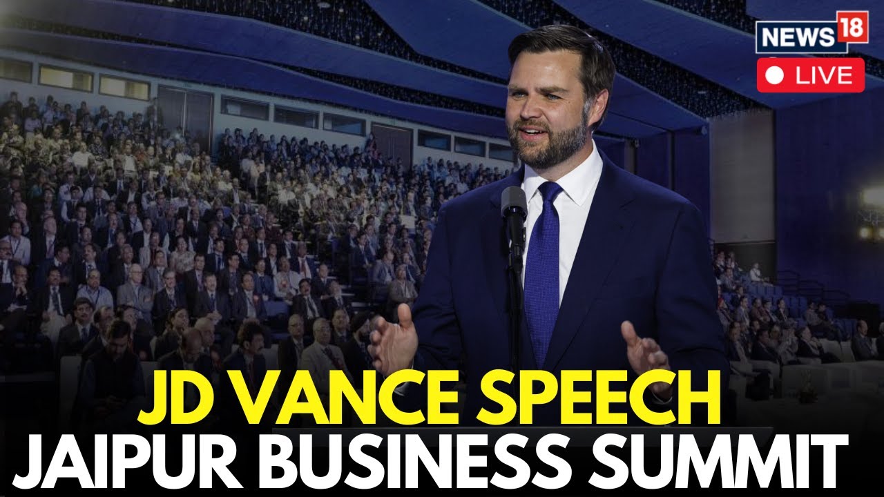 LIVE | US Vice President JD Vance Delivers Key Policy Speech In Jaipur | US India | Trump |N18G