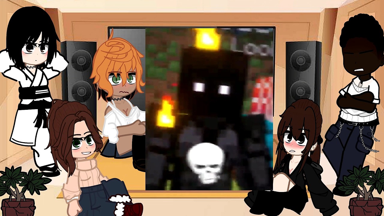 [NTR] Kokujin no Tenkousei React to Hiroki as INCENDIUS, AJTHEBOLD & HamoodeG + SCARY MOBS Minecraft